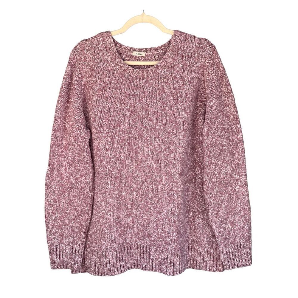 L.L. Bean Women's Sweater in Marled Pink